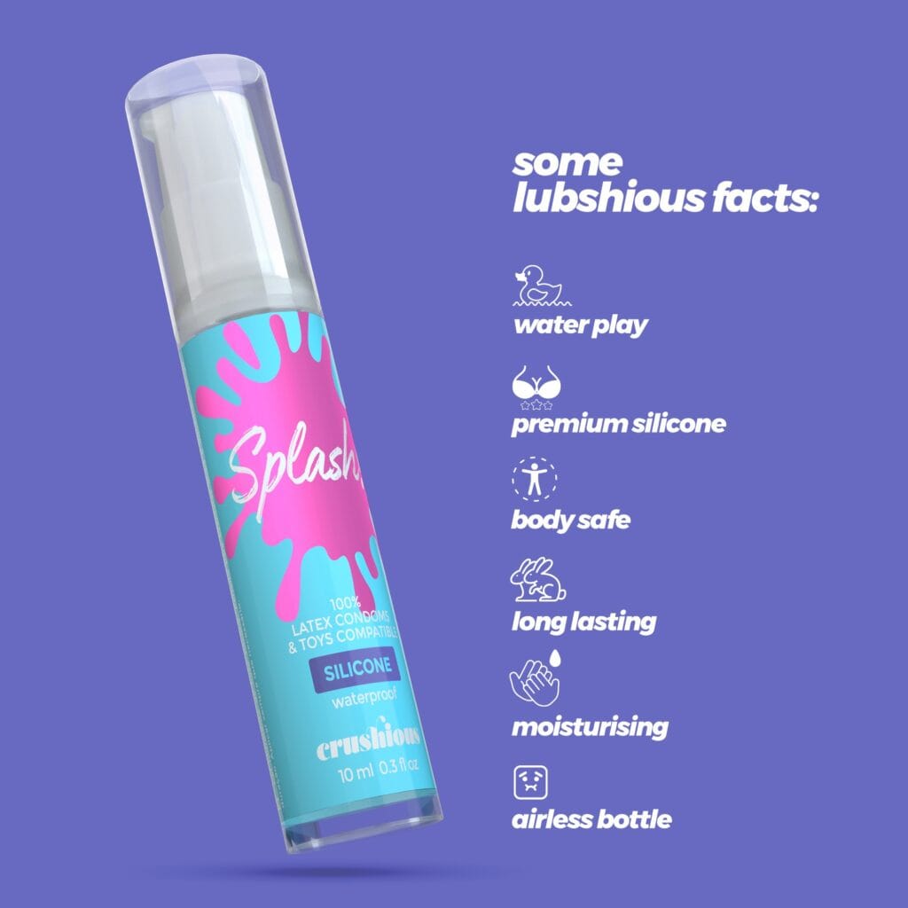 GEL LUBRIFICANTE SPLASH DE SILICONE CRUSHIOUS 10ML - Image 6