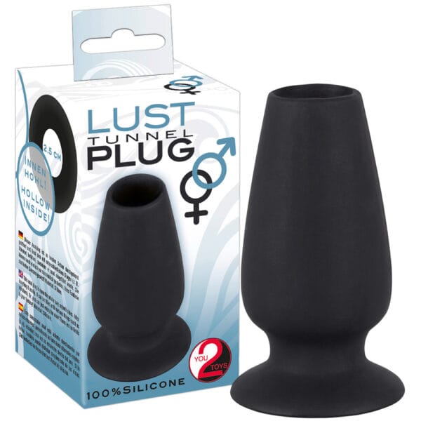 PLUG ANAL EM SILICONE LUST TUNNEL