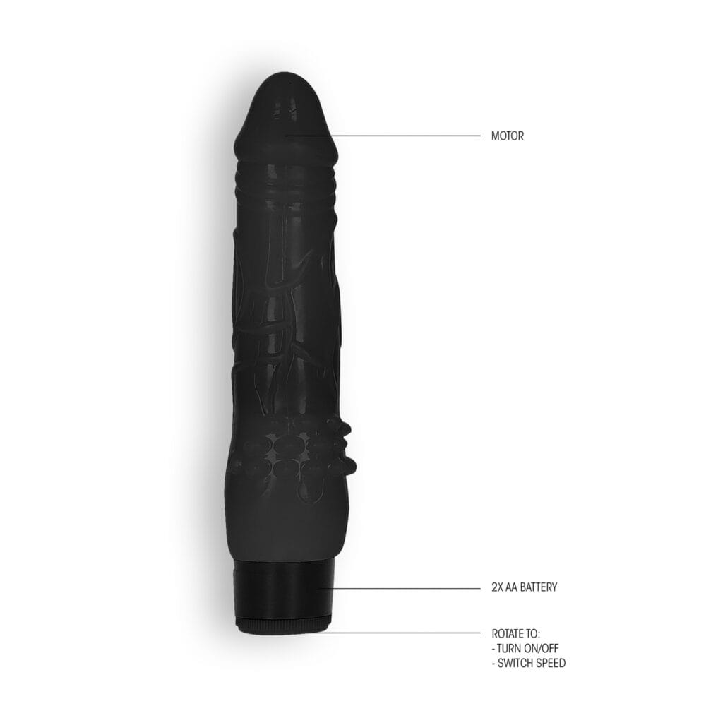 VIBRADOR REALÍSTICO 8 FAT VIBE GC PRETO - Image 3