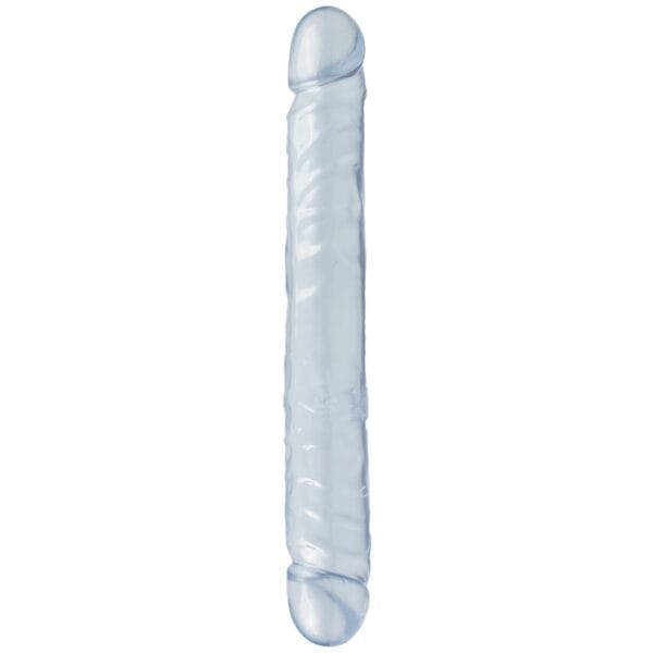 DILDO DUPLO JR. DOUBLE DONG 12” TRANSPARENTE