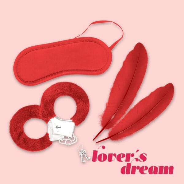 KIT BONDAGE LOVER?S DREAM CRUSHIOUS VERMELHO