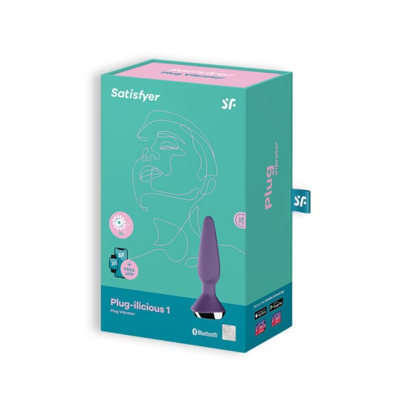 PLUG ANAL PLUG-ILICIOUS 1 SATISFYER ROXO