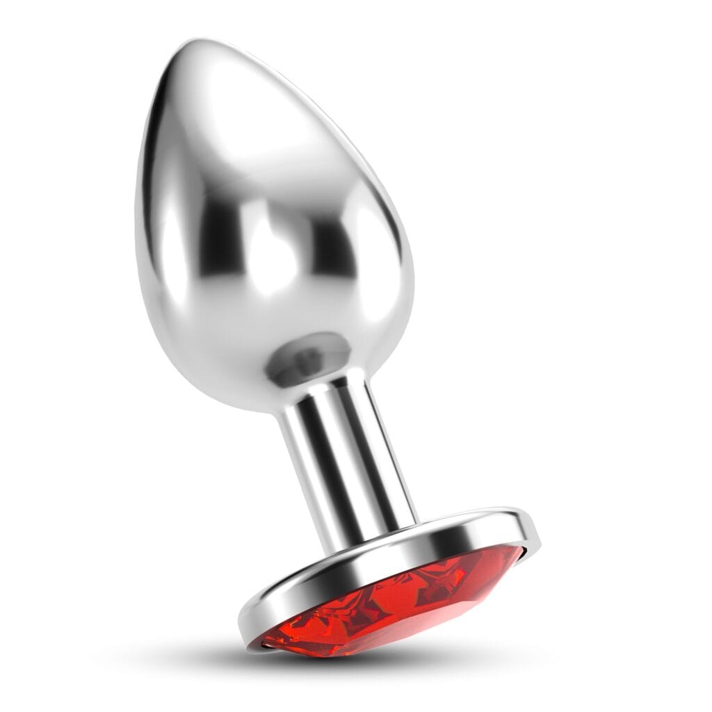 PLUG ANAL JOIA BIJOU VERMELHO MÉDIO CRUSHIOUS COM BOLSA AVELUDADA GRÁTIS - Image 6