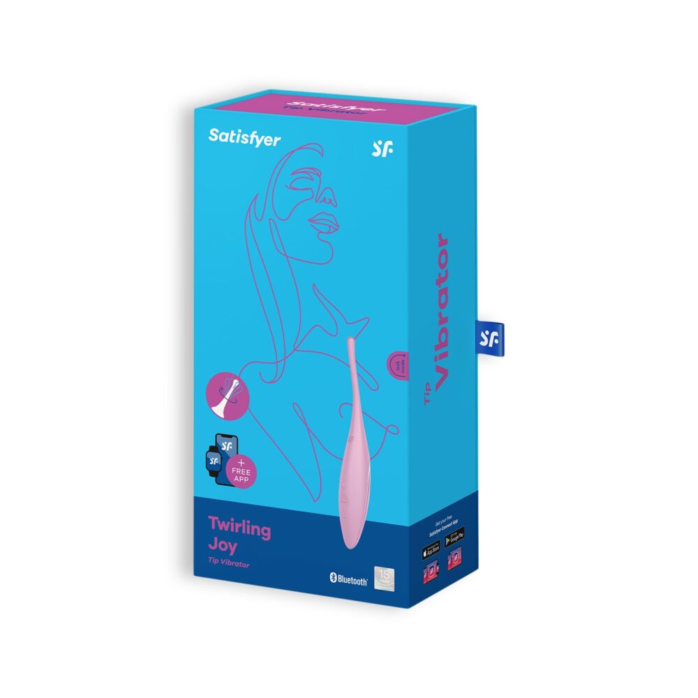 VIBRADOR TWIRLING JOY COM APP SATISFYER ROSA - Image 6