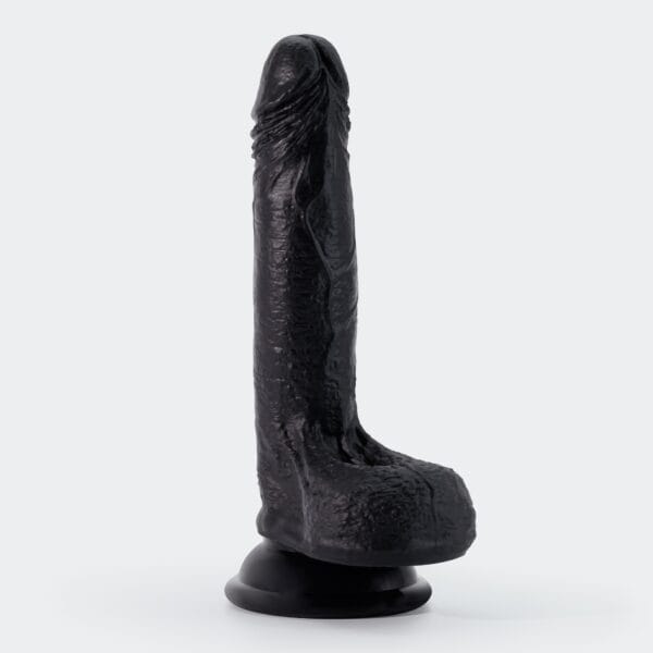 DILDO DE SILICONE LÍQUIDO INVIKTUS 7 CRUSHIOUS PRETO