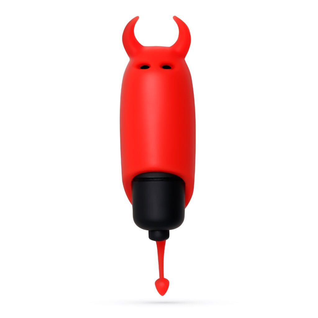 O-PET DIABO COM BALA DE 10 VIBRAÇÕES VERMELHO CRUSHIOUS - Image 3