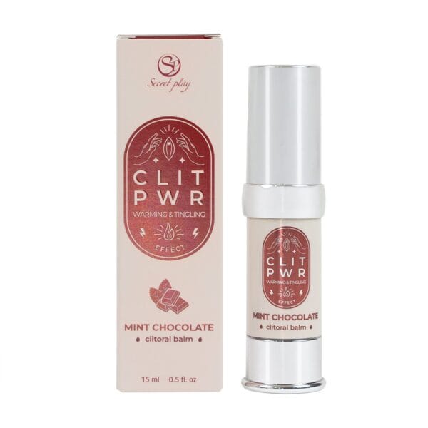 CLIT PWR – BÁLSAMO PARA CLÍTORIS COM MENTA E CHOCOLATE 15ML SECRET PLAY