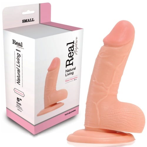 DILDO REALÍSTICO REAL RAPTURE WATER SENSATIONS 5” BRANCO