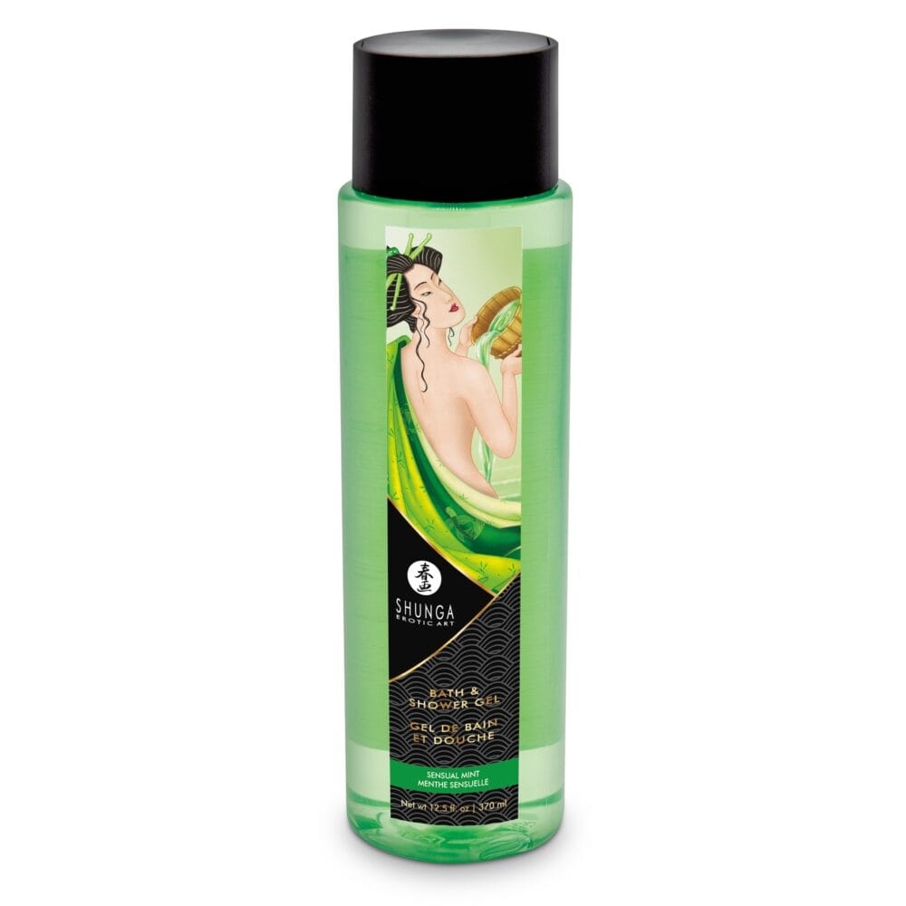 GEL DE DUCHE E BANHO - MENTA SENSUAL - 12.5 FL OZ / 370 ML - SHUNGA EROTIC ART - Image 4
