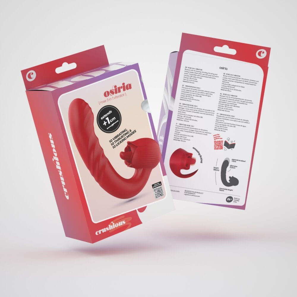 VIBRADOR EM ROSA COM IMPULSO OSIRIA CRUSHIOUS - Image 8