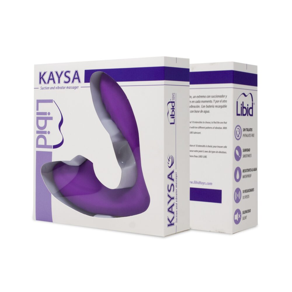 VIBRADOR KAYSA ROXO LIBID TOYS - Image 7