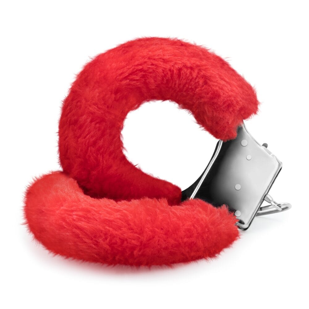 ALGEMAS DE PELUCHE LOVE CUFFS CRUSHIOUS VERMELHAS - Image 2