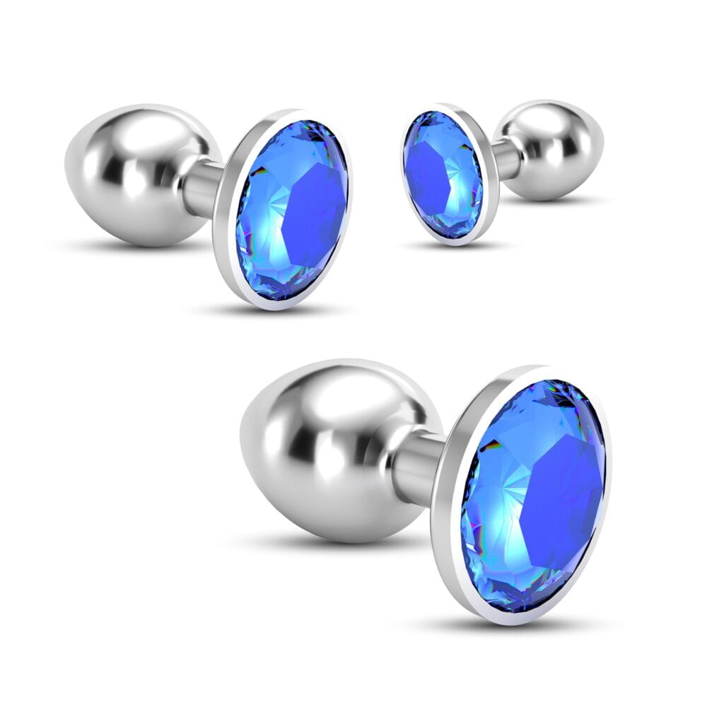 ANAL TRAIN TRIO BIJOU AZUL CRUSHIOUS COM BOLSAS INDIVIDUAIS GRÁTIS - Image 4