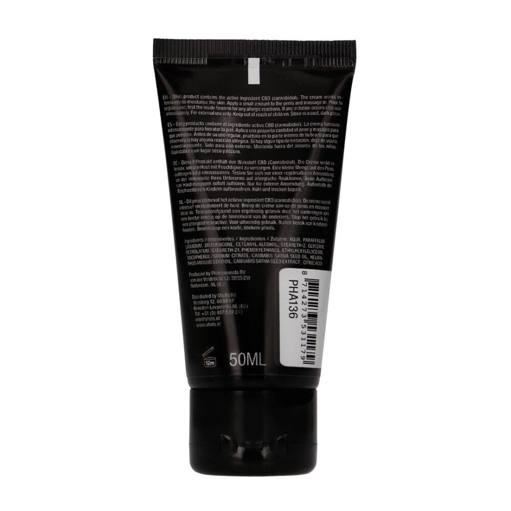 CREME PARA O PÉNIS COM CBD CANNABIS 2 FL OZ 50 ML PHARMQUESTS - Image 3