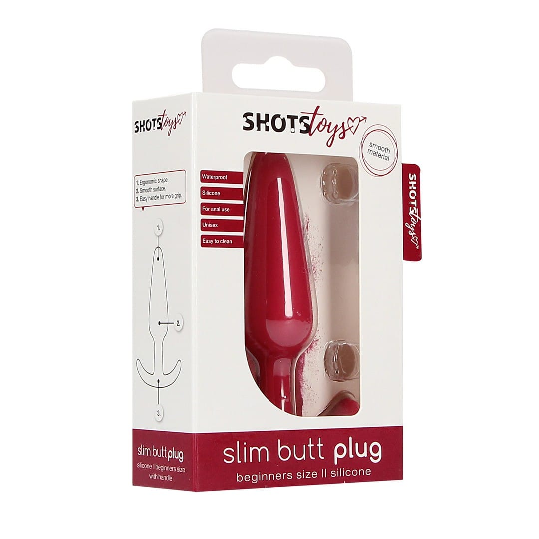 PLUG ANAL SLIM BEGINNER VERMELHO SHOTS TOYS - Image 2