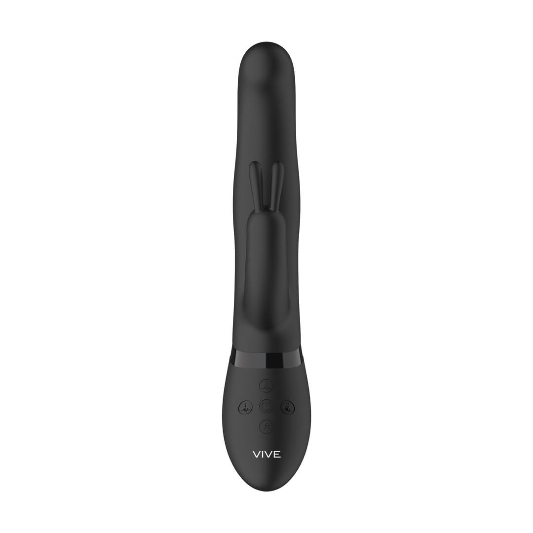 VIBRADOR IZARA ROTATING BEADS RABBIT BLACK VIVE - Image 6