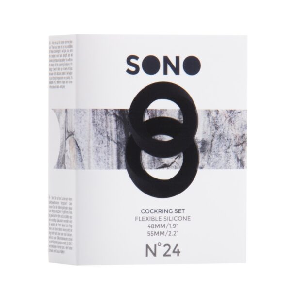 CONJUNTO DE 2 ANÉIS PARA O PÉNIS OUCH!