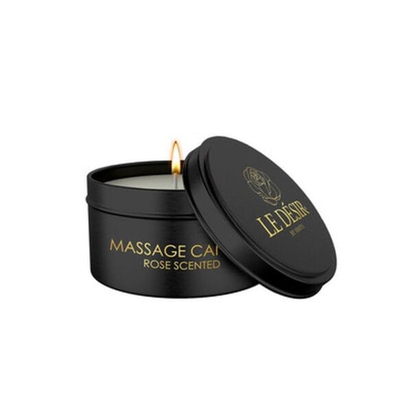 VELA DE MASSAGEM COM AROMA A ROSAS EROTIC 100 GR LE DÉSIR