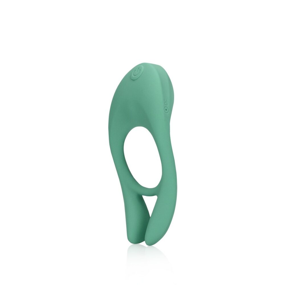 ANEL PARA O PÉNIS ULTRA SOFT SILICONE POINTED BLUE GRASS LOVELINE - Image 5