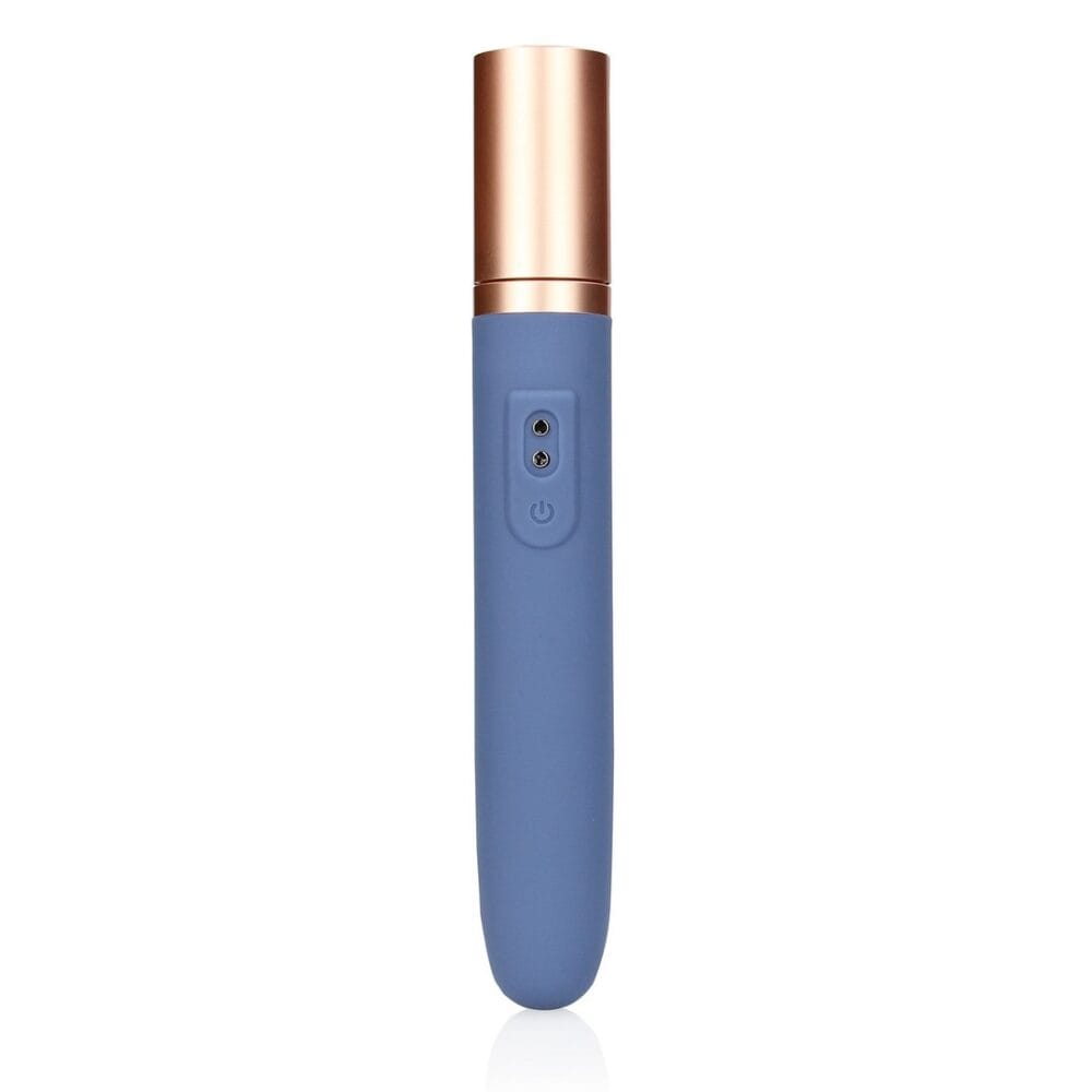 VIBRADOR DE VIAGEM COM COMPARTIMENTO PARA LUBRIFICANTE BLUE HORIZON LOVELINE - Image 5