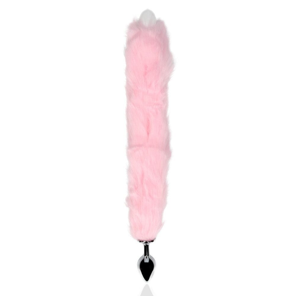 PLUG ANAL COM CAUDA DE RAPOSA ROSA LUMINOSA OUCH! - Image 6