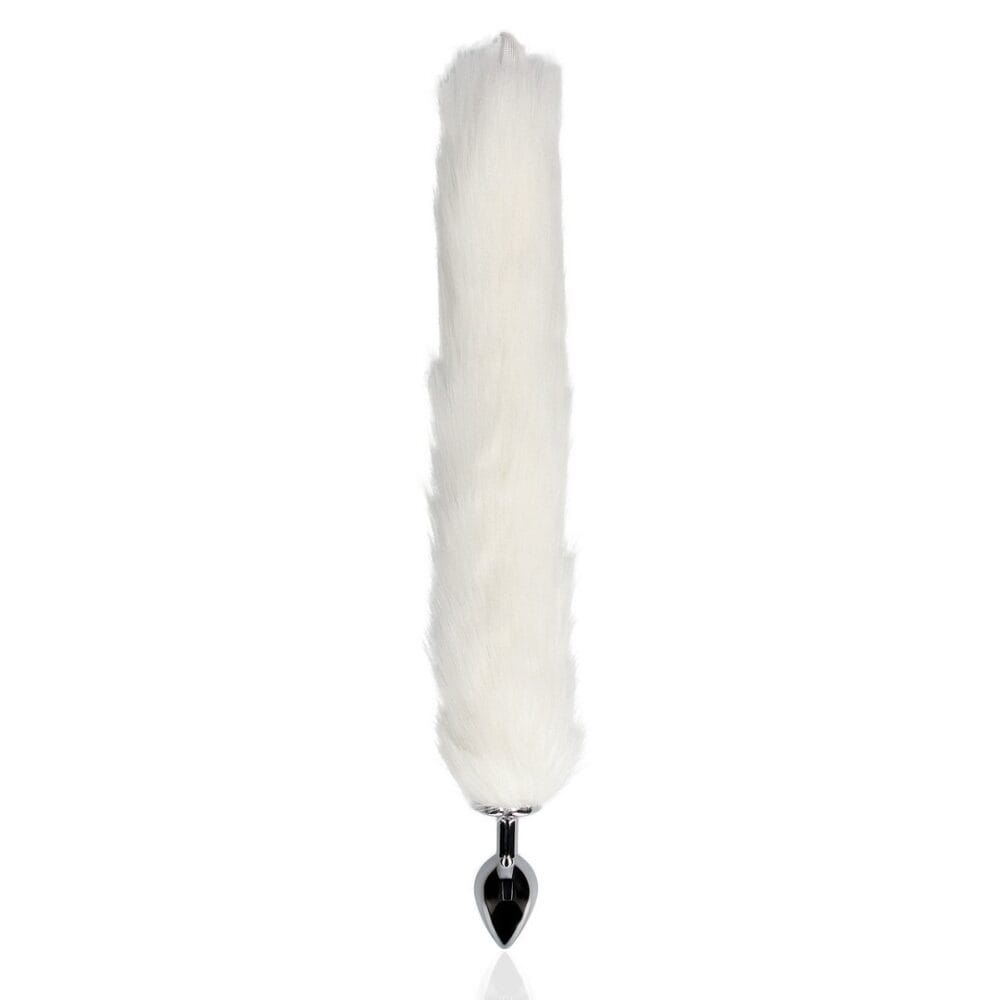 PLUG ANAL COM CAUDA DE RAPOSA LUMINOSA BRANCA OUCH! - Image 6