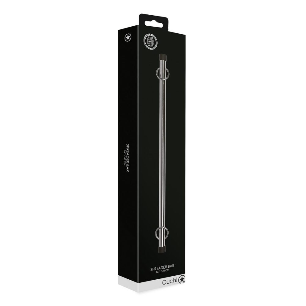 BARRA SEPARADORA ADJUSTABLE SPREADER BAR PRATEADO OUCH! - Image 2