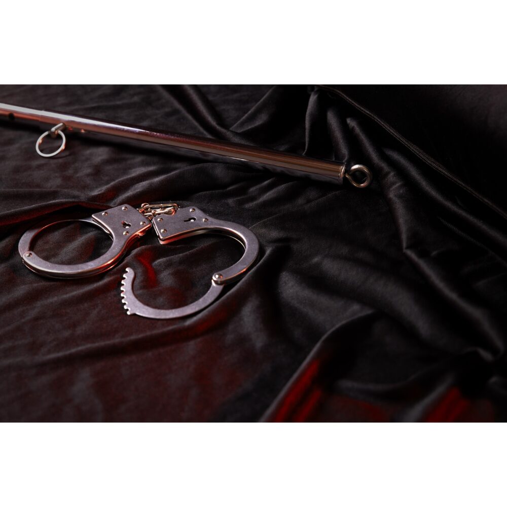 BARRA SEPARADORA ADJUSTABLE SPREADER BAR PRATEADO OUCH! - Image 6