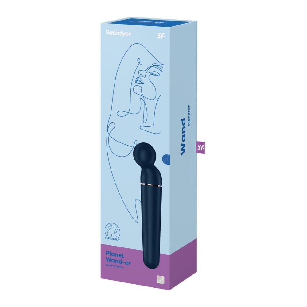 VARINHA PLANET WAND-ER AZUL/ROSE GOLD SATISFYER - Image 3