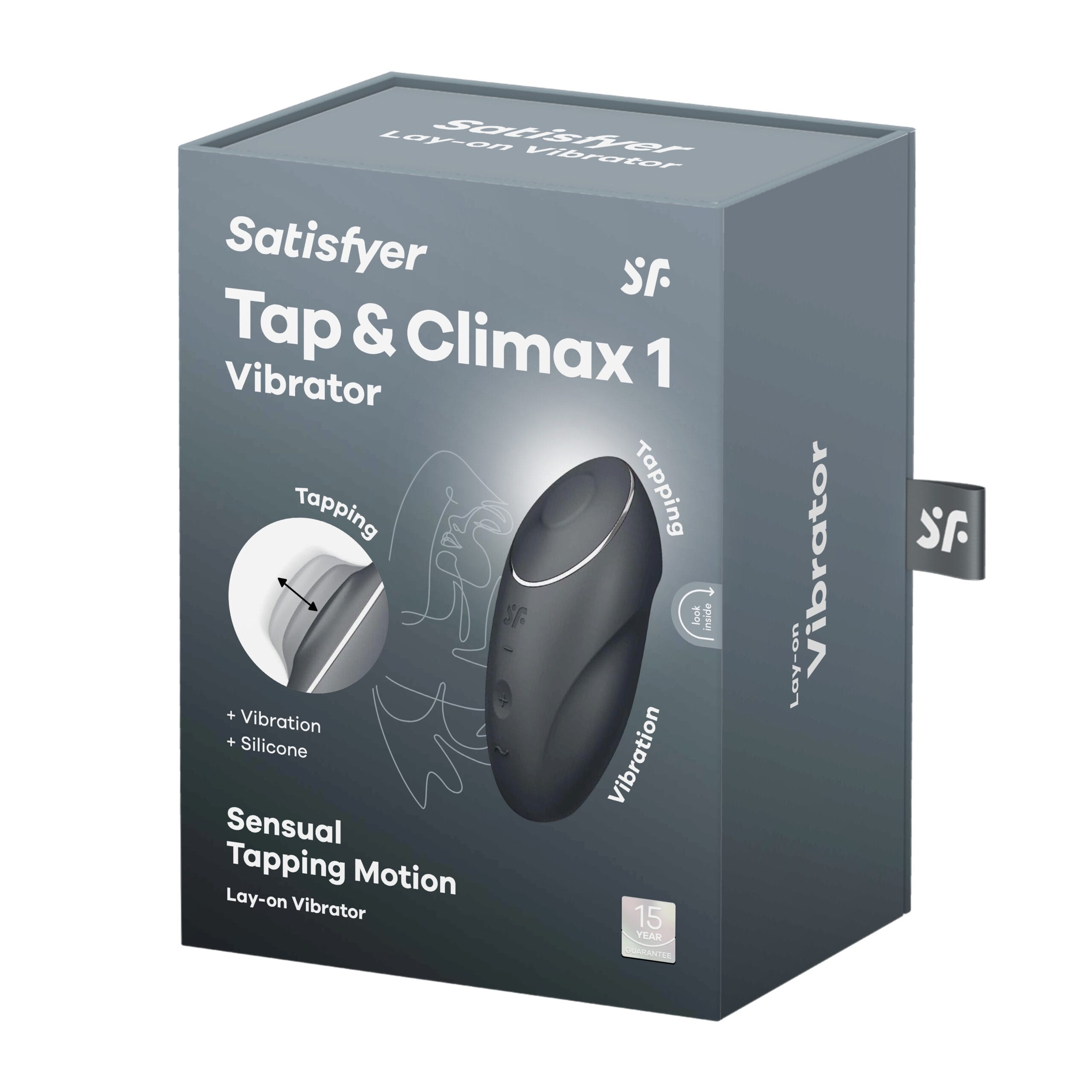 ESTIMULADOR TAP & CLIMAX 1 CINZA SATISFYER - Image 2