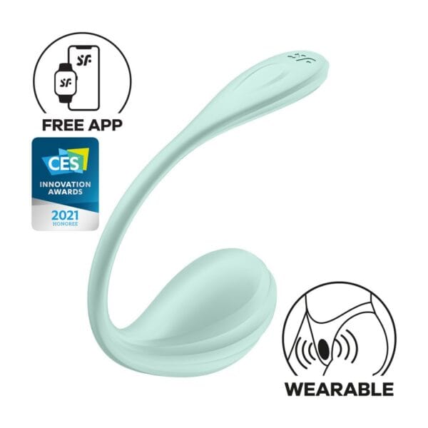 OVO SMOOTH PETAL CONNECT APP – WEARABLE COUPLE VIBRATOR – MENTA SATISFYER