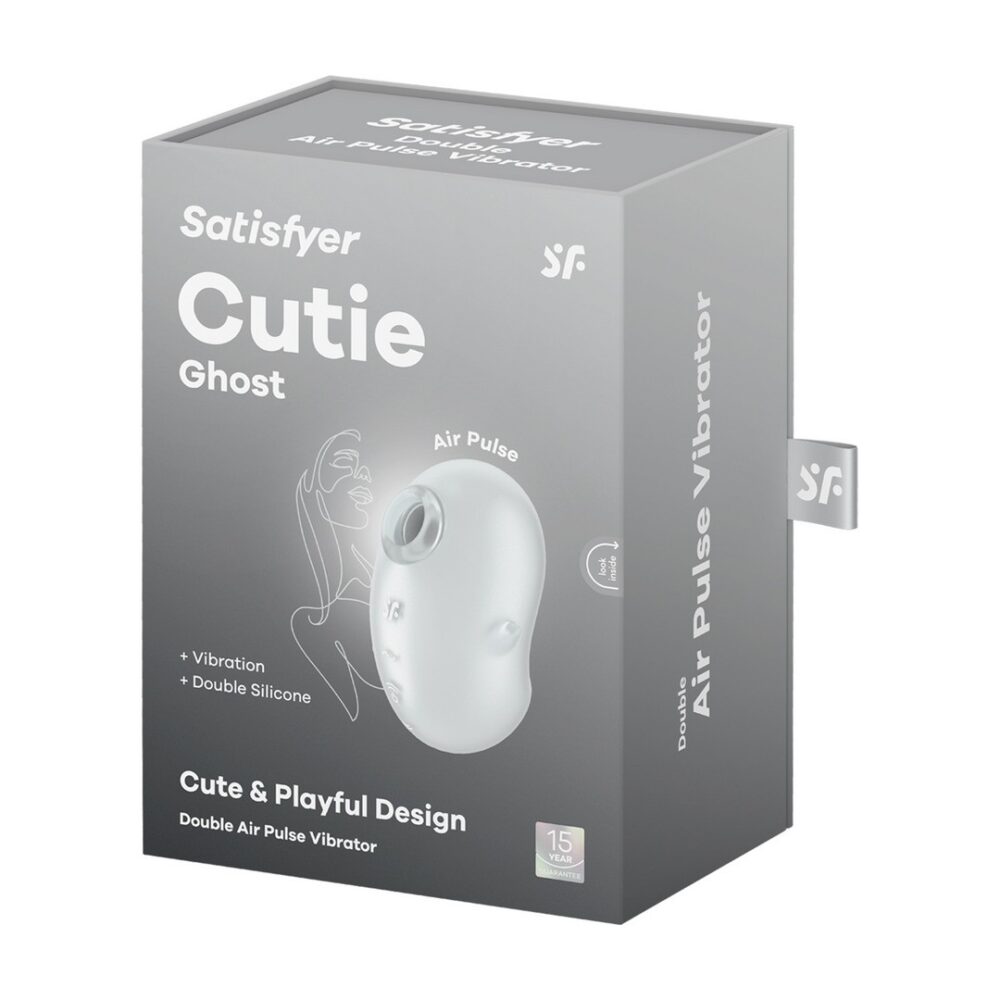 VIBRADOR CUTIE GHOST - AIR PULSE VIBRATOR - BRANCO SATISFYER - Image 3