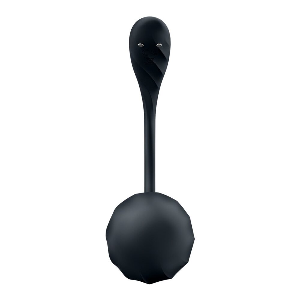 OVO VIBRATÓRIO COM APLICAÇÃO RIBBED PETAL CONNECT APP PRETO SATISFYER - Image 3