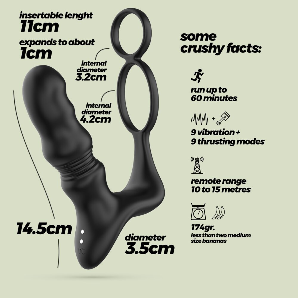 VIBRADOR DE PRÓSTATA COM COMANDO CRIXUS CRUSHIOUS - Image 7