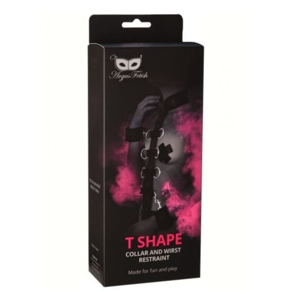 COLEIRA COM ALGEMAS T SHAPE ARGUS FETISH ARGUS TOYS
