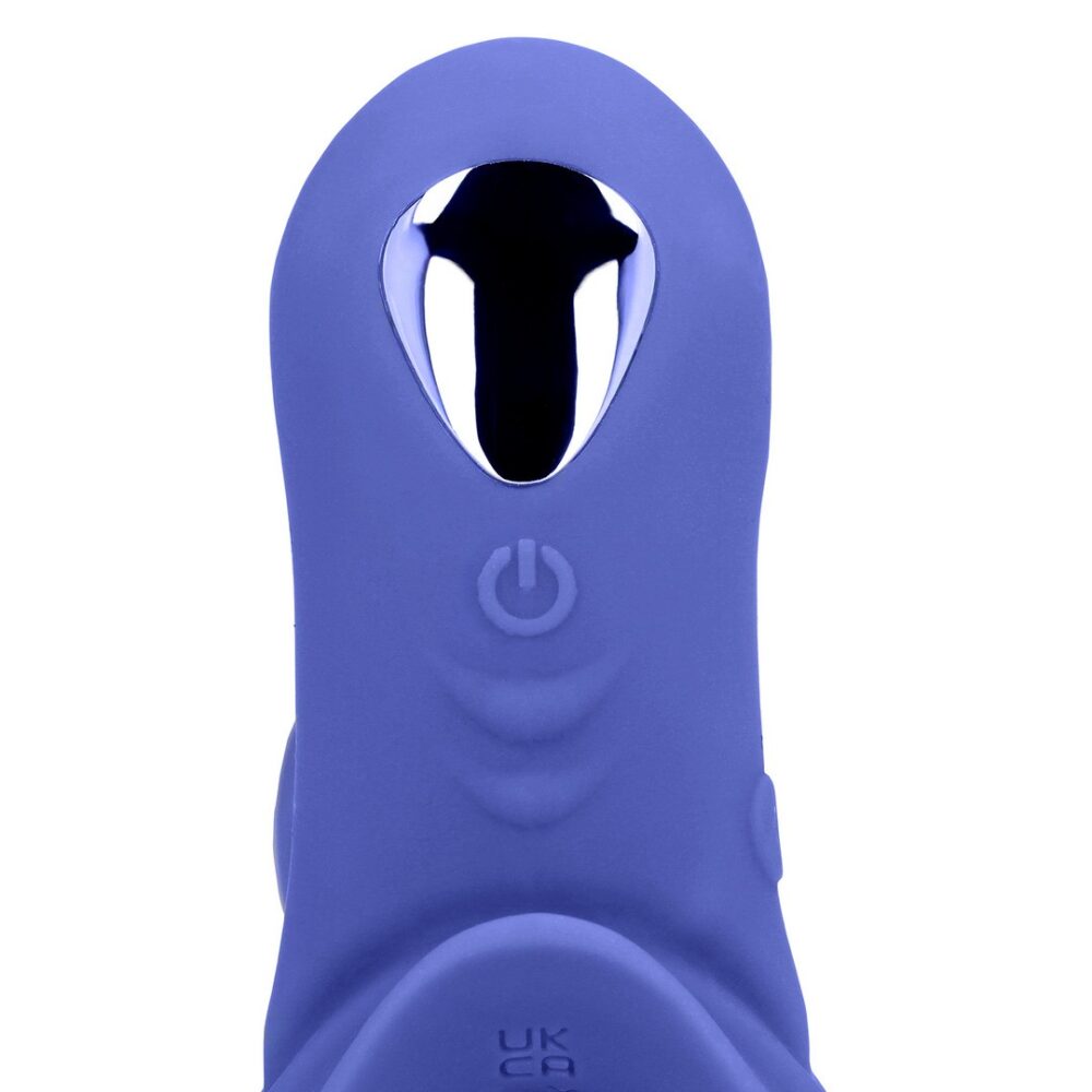 ANEL PARA O PÉNIS COM VIBRAÇÃO E ESTIMULADOR DE CLITÓRIS AZUL LOVELINE - Image 6