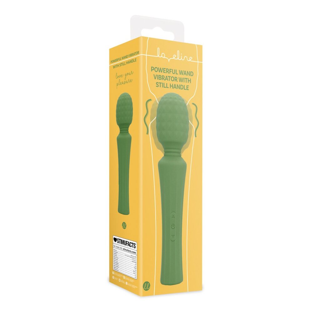 MASSAJADOR POWERFUL WAND VIBRATOR VERDE LOVELINE - Image 2
