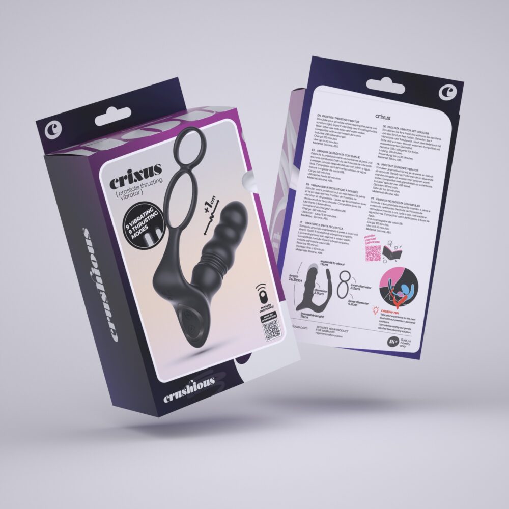 VIBRADOR DE PRÓSTATA COM COMANDO CRIXUS CRUSHIOUS - Image 8