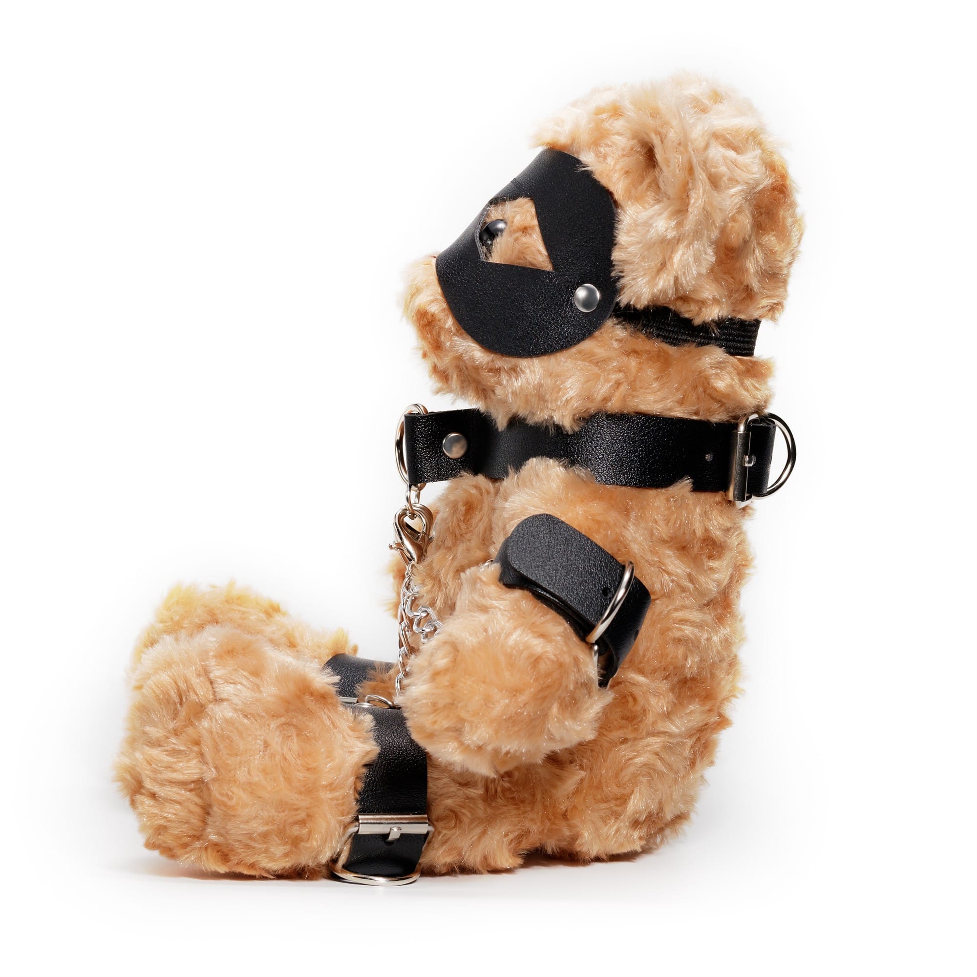 URSO DE PELÚCIA BONDAGE CRUSHITO PRETO 31CM CRUSHIOUS - Image 2