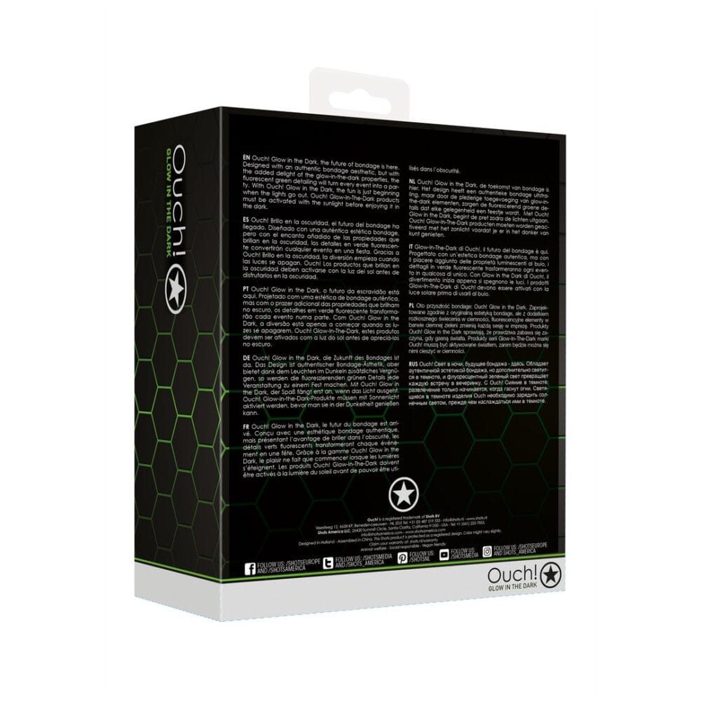 CONJUNTO DE RESTRIÇÕES PARA CAMA FLUORESCENTES GLOW IN THE DARK OUCH! - Image 4