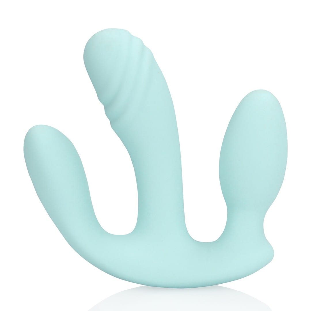 VIBRADOR 3-1 DE SILICONE LIQUIDO BREEZY BLUE LOVELINE - Image 5