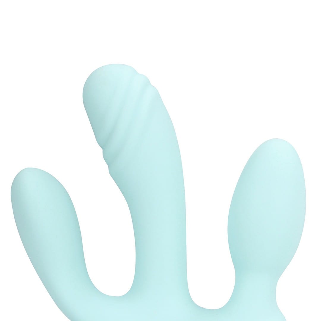 VIBRADOR 3-1 DE SILICONE LIQUIDO BREEZY BLUE LOVELINE - Image 6