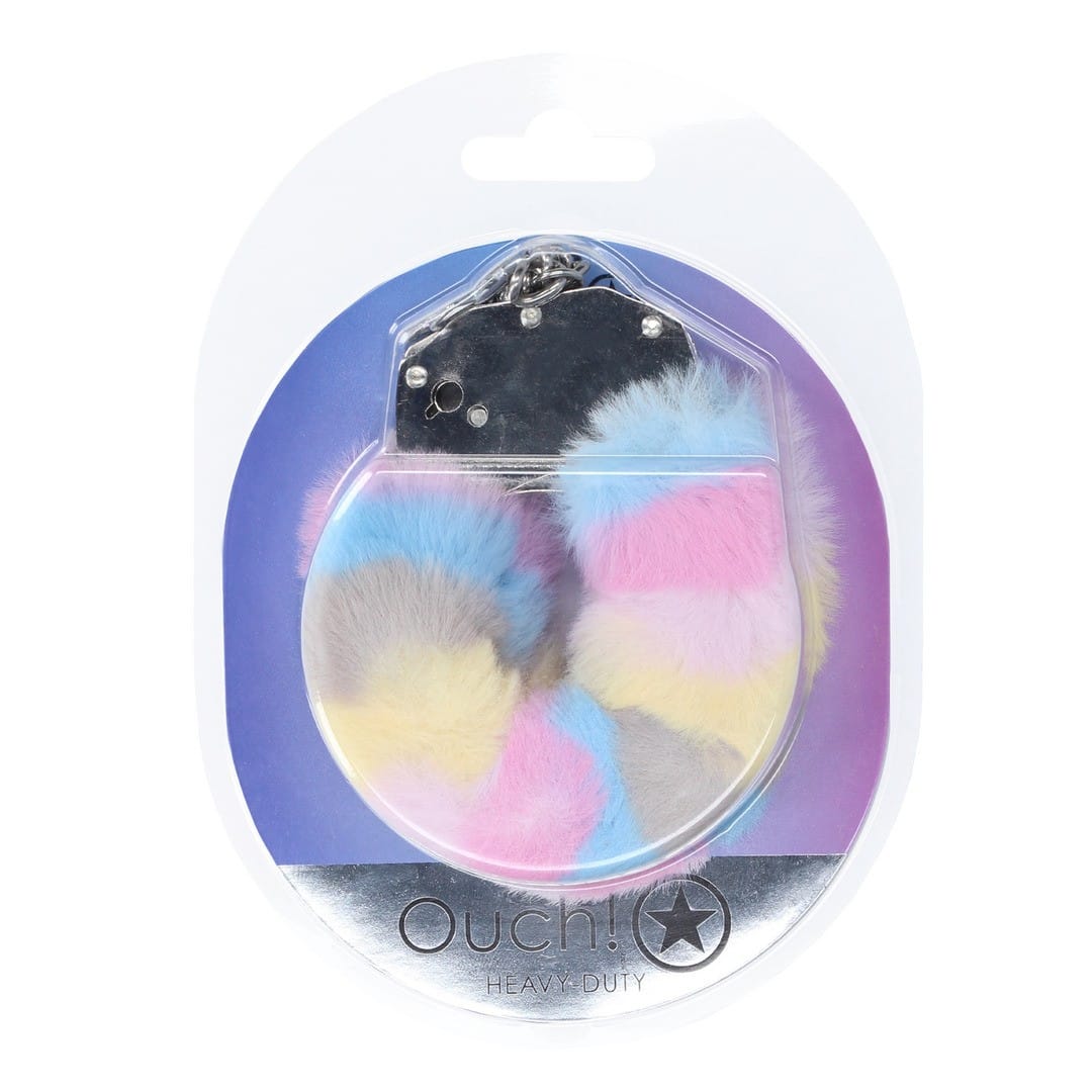 ALGEMAS COM PELÚCIA HEAVY-DUTY FLUFFY MULTICOLOR 2 OUCH! - Image 2