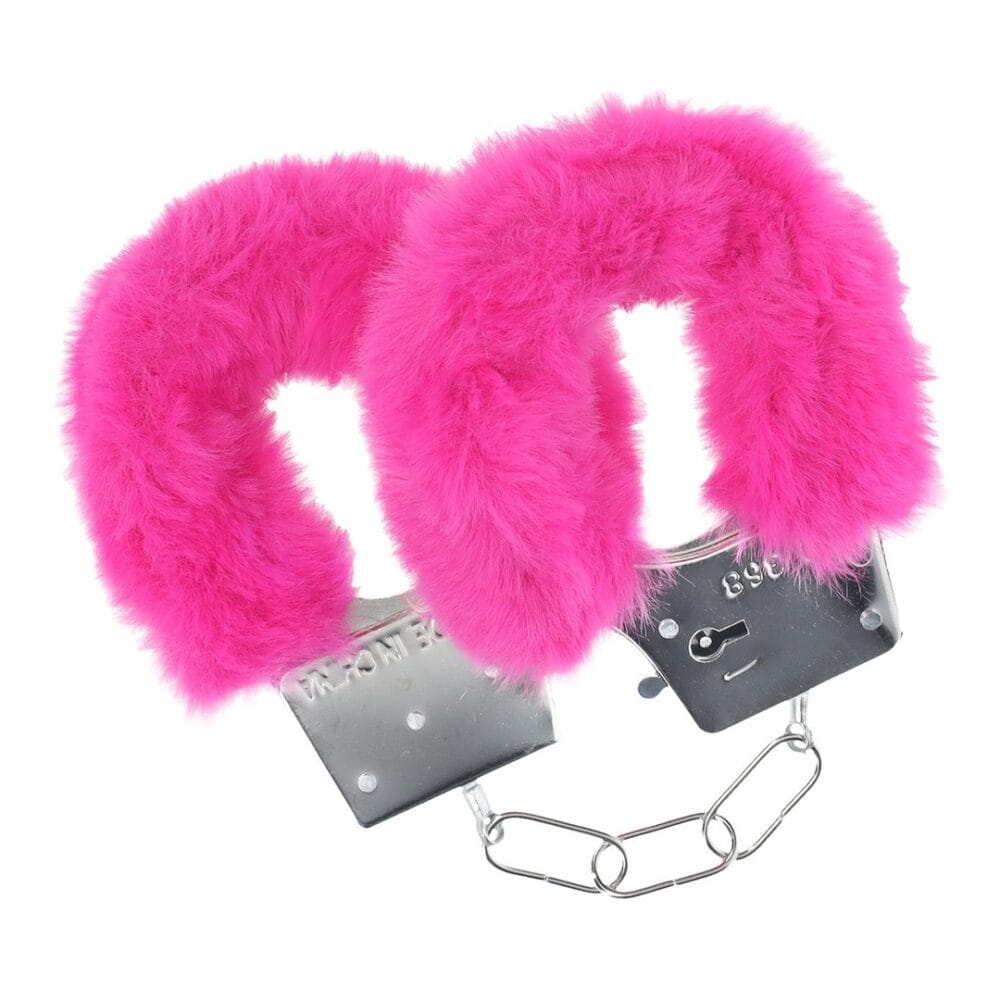 ALGEMAS COM PELUCHE CLASSIC FLUFFY ROSA OUCH! - Image 3
