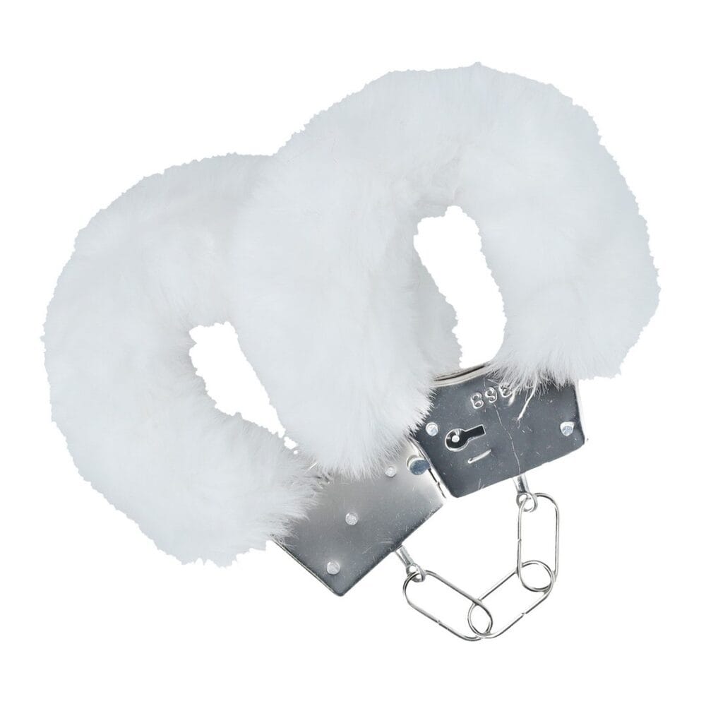 ALGEMAS COM PELUCHE CLASSIC FLUFFY BRANCO OUCH! - Image 3
