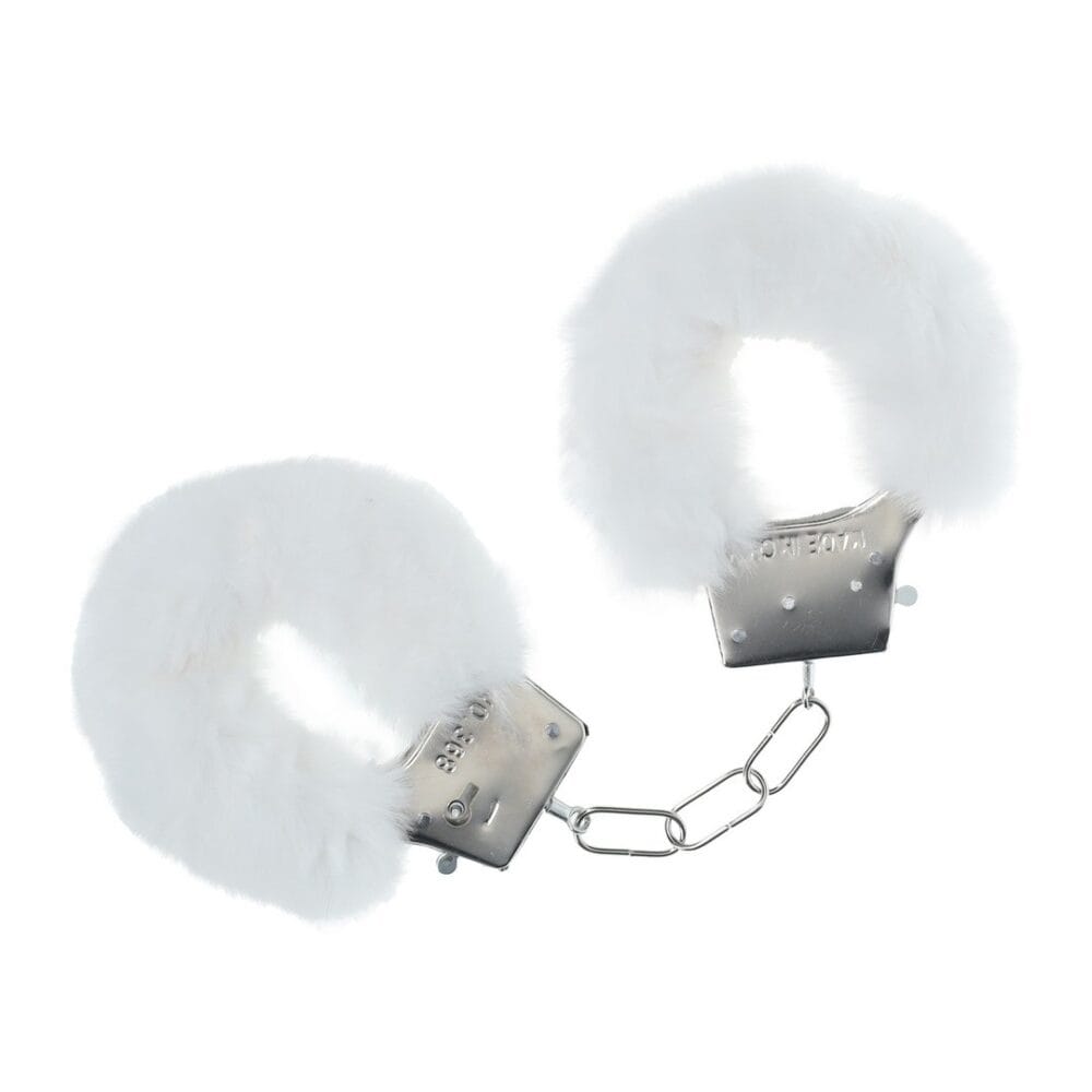 ALGEMAS COM PELUCHE CLASSIC FLUFFY BRANCO OUCH!