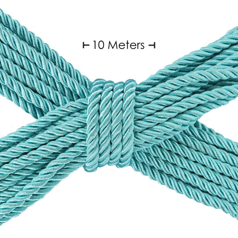 CORDA DE POLIÉSTER PARA BONDAGE 32.8 FT / 10 M AZUL OUCH! - Image 2
