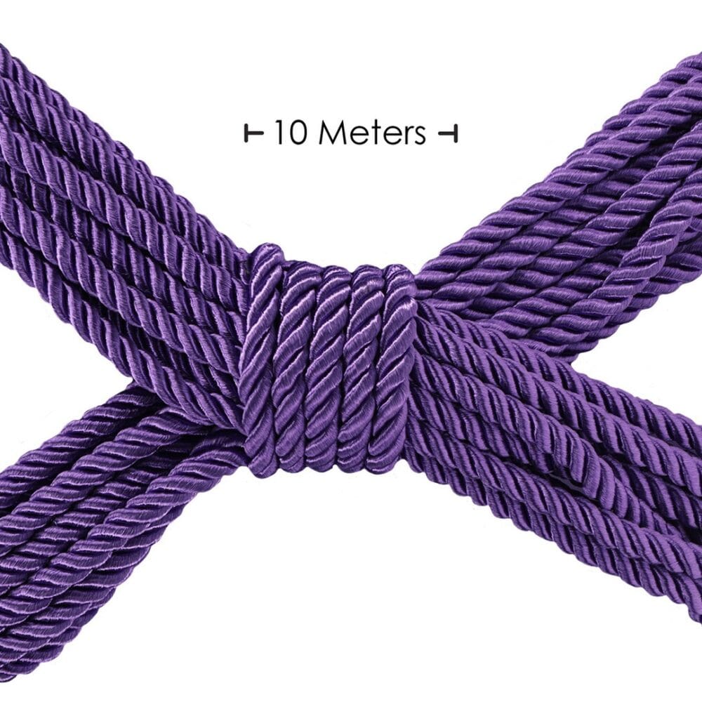 CORDA DE POLIÉSTER PARA BONDAGE 32.8 FT /10 M ROXO OUCH! - Image 2