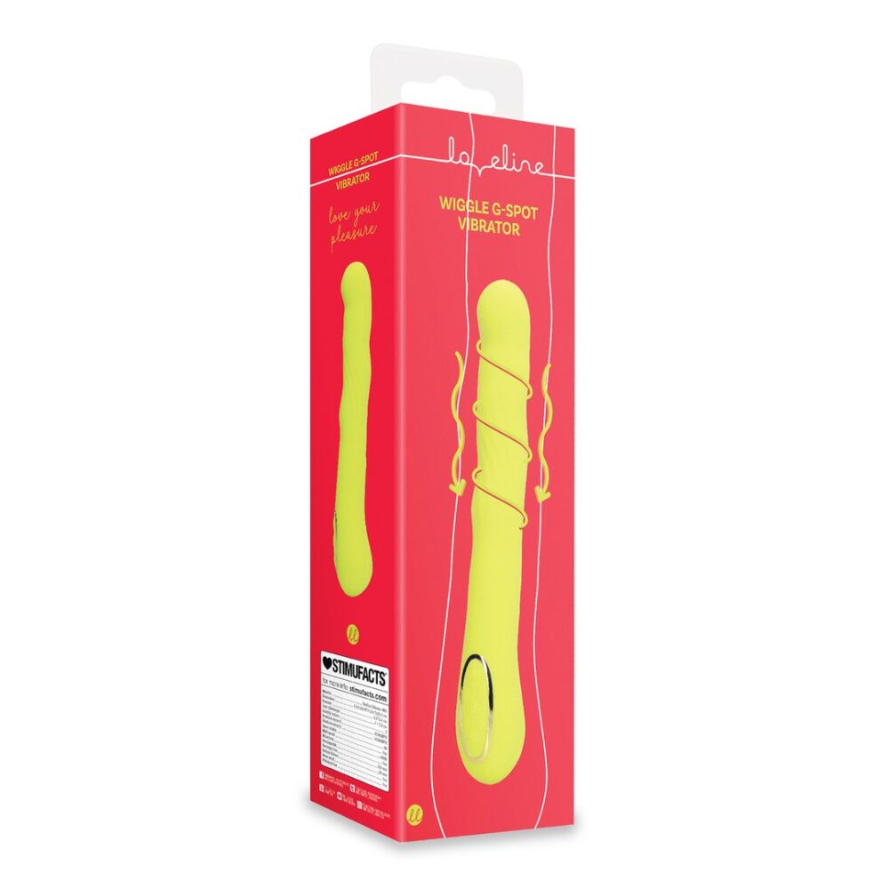 VIBRADOR PARA PONTO G WIGGLE LIME PASSION LOVELINE - Image 2