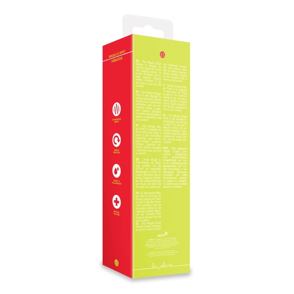 VIBRADOR PARA PONTO G WIGGLE LIME PASSION LOVELINE - Image 3